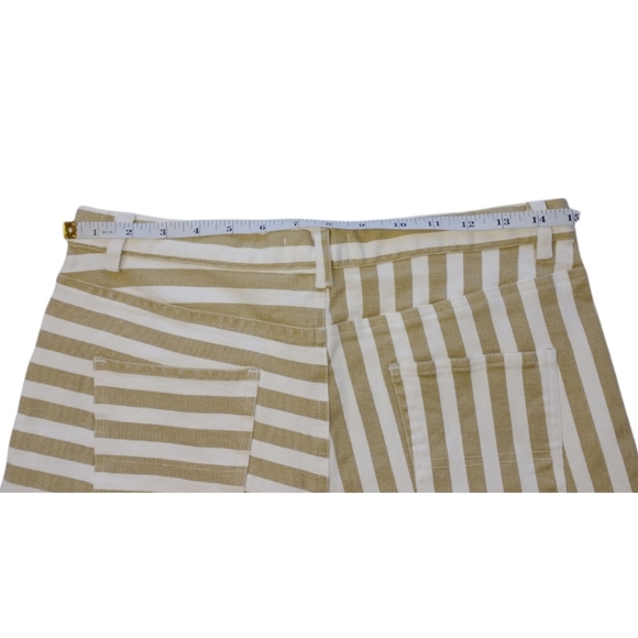 NWT Luca + Grae Shorts Size L Striped - Picture 3 of 8